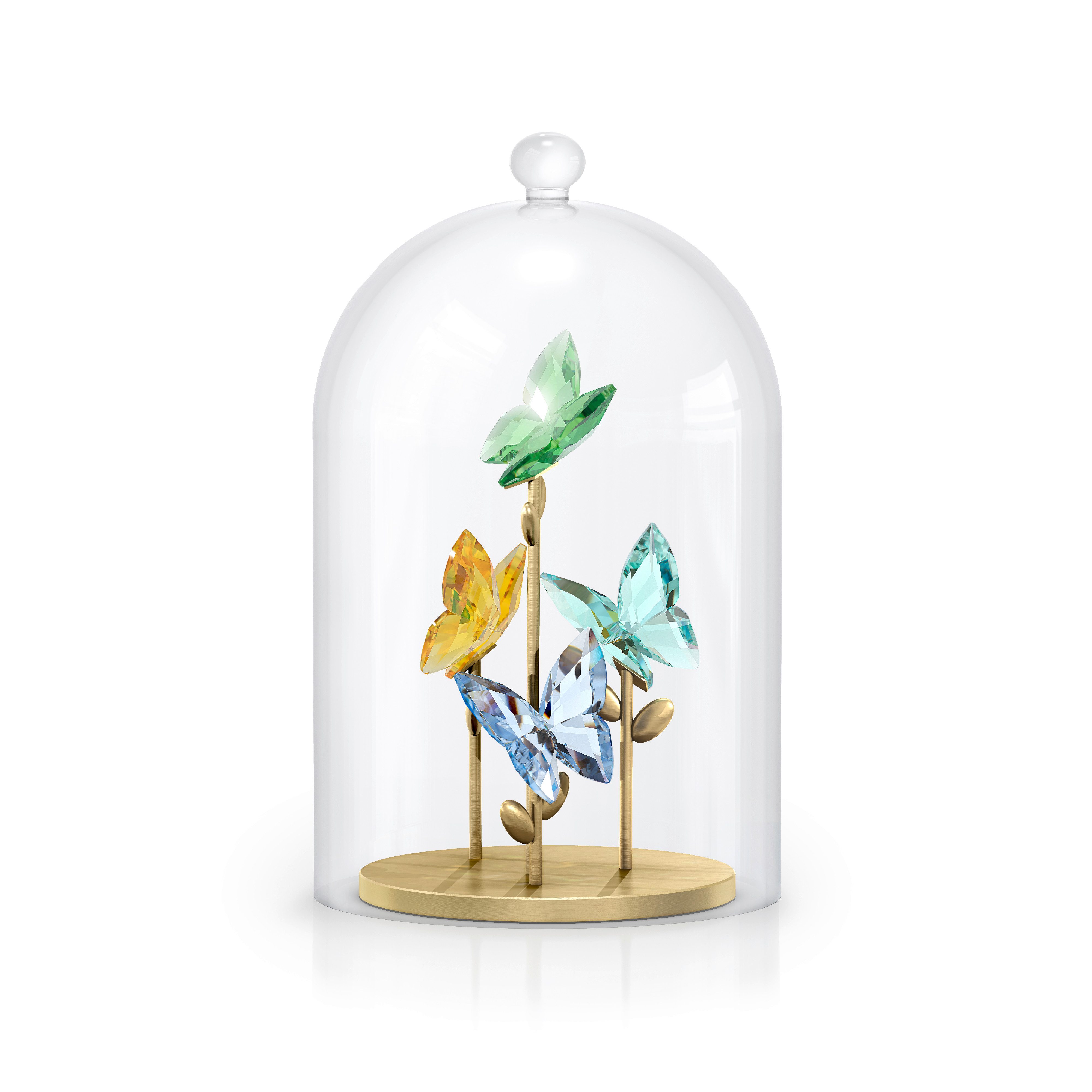 Swarovski Dekoobjekt Kristallfigur Blume Jungle Beats Schmetterling Glasglo günstig online kaufen