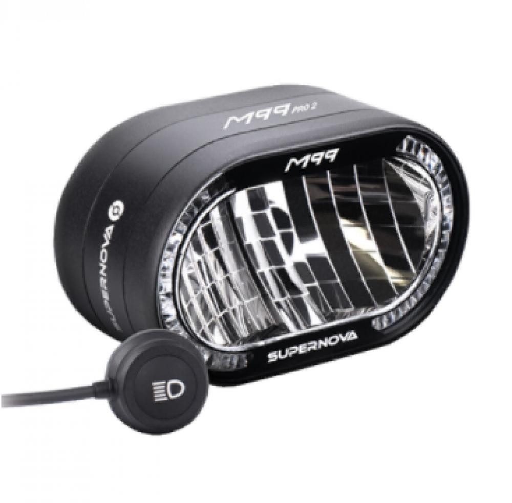 Supernova Fahrradbeleuchtung E-Bike-Scheinwerfer M99 PRO Supernova LED schwarz Stvzo