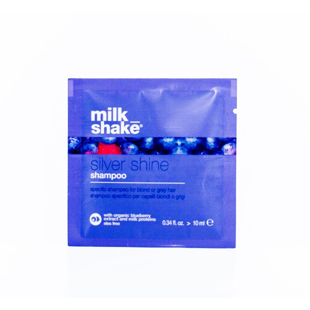 Milk Shake Haarshampoo Silberglanz Haarshampoo zur Neutralisierung von Gelbtönen 10 ml
