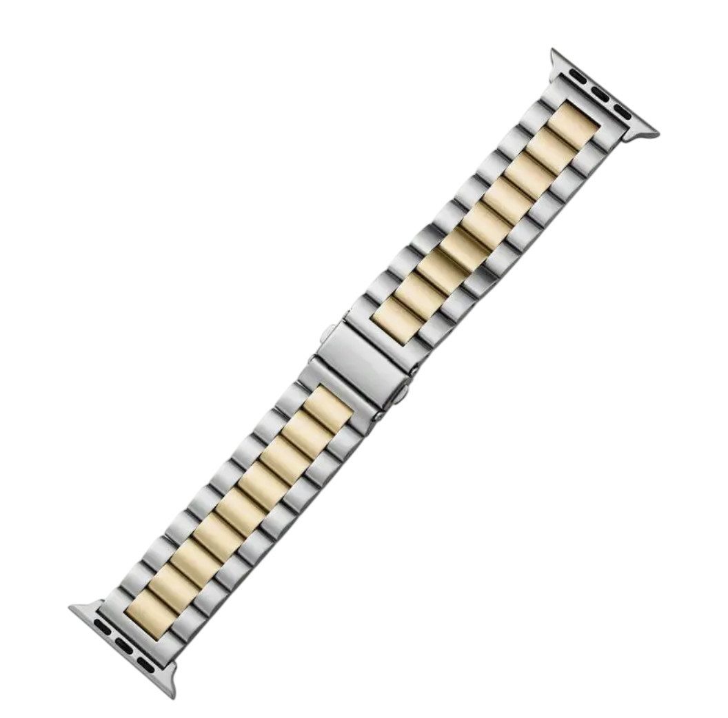 Lale Collection® Uhrenarmband Edelstahl-Smartwatch-Band Ersatz kompatibel Apple iWatch Series 1-9, Armband, IWatch, Apple, Kompatibel, Unisex
