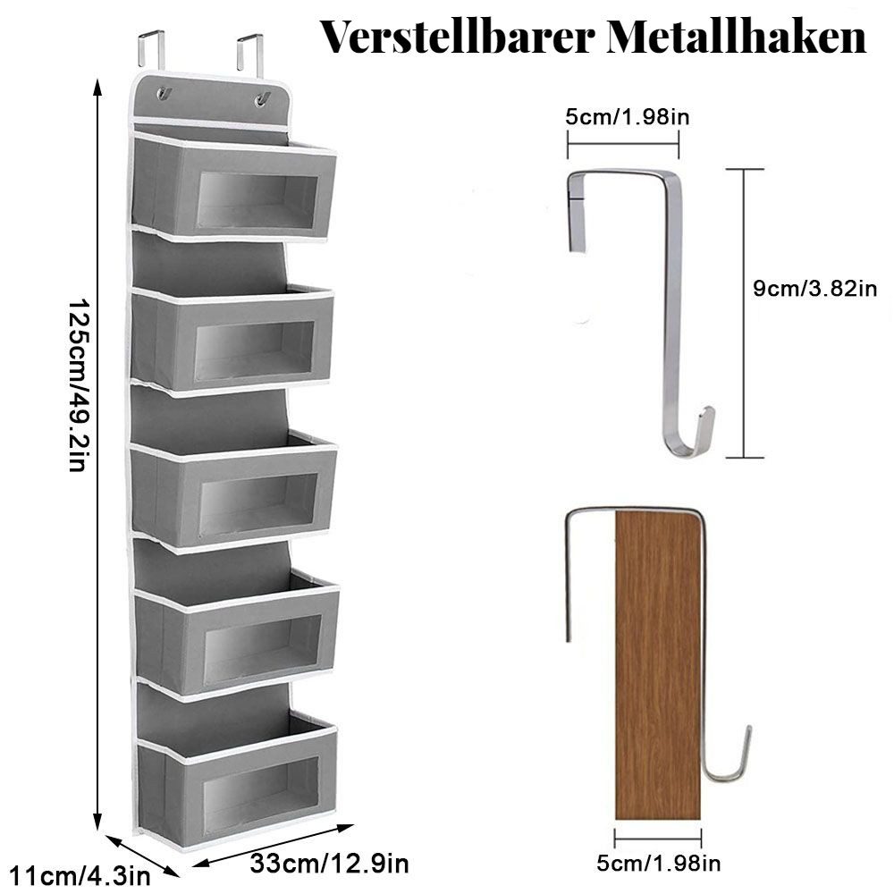 PRIISF Hängeaufbewahrung Hängeorganizer Tür Organizer Schrank Hängende Lage günstig online kaufen