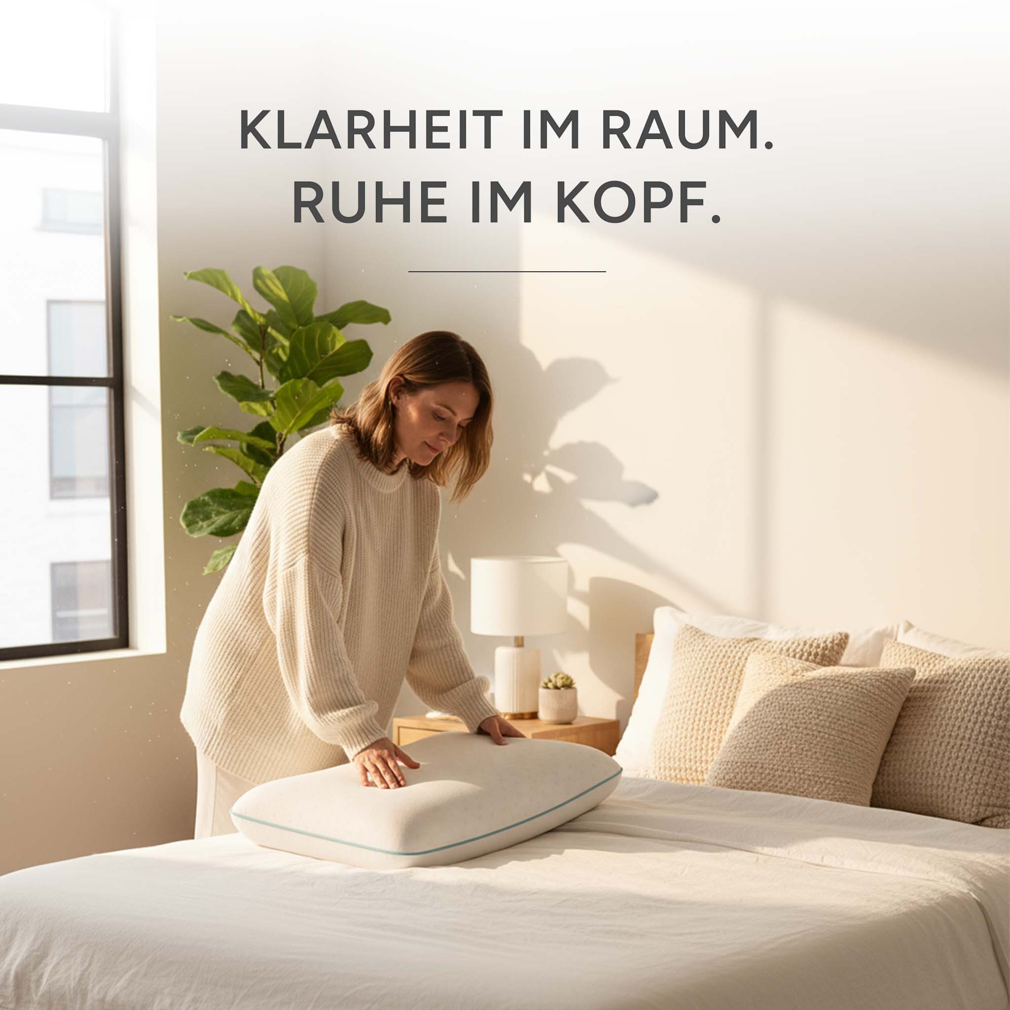 shapevital.de Gelschaumkopfkissen SHAPEVITAL Vital-Dream Orthopädisches Kopfkissen, Memory Schaum, Füllung: Memoryschaum, Bezug: Baumwolle, Seitenschläfer, Rück – Bild 4 von 5