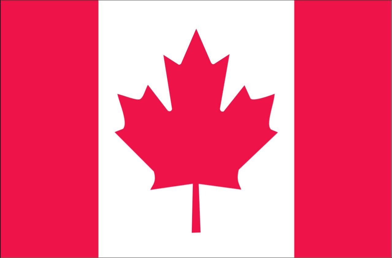 flaggenmeer Flagge Kanada 80 g/m²