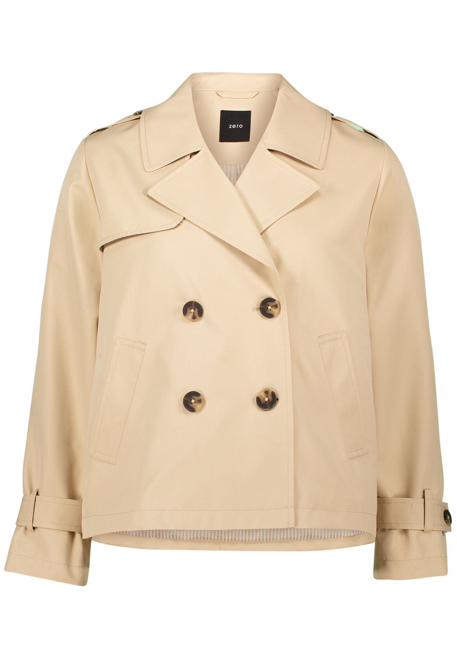 Zero Langjacke zero Trenchjacke zweireihig mit günstig online kaufen