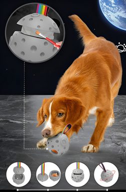 HIYORI Snackball Robuster Futterball für Hunde - Intelligenzspielzeug und Leckerliball, Unzerstörbarer Hundeball mit Snackfunktion