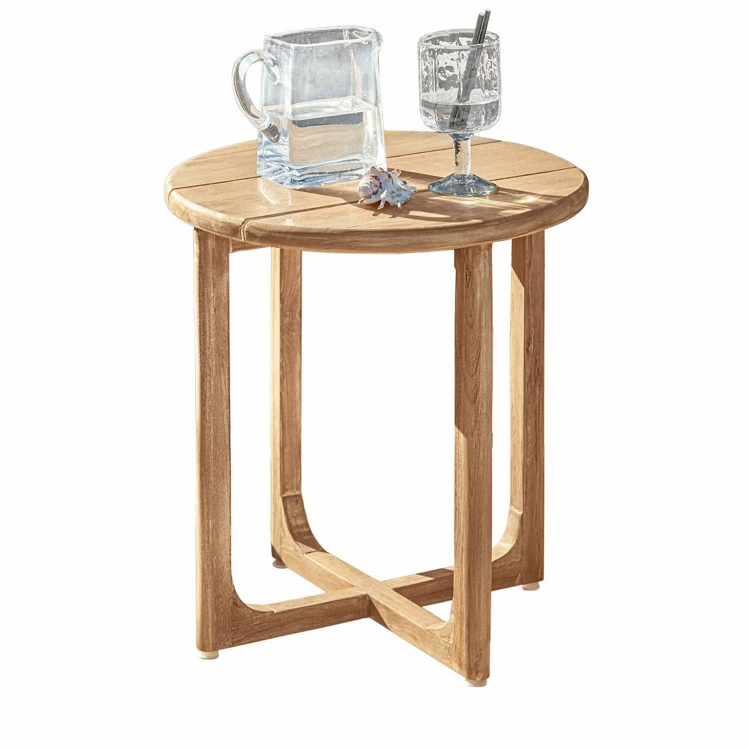 Mirabeau Gartentisch Beistelltisch Tewksbury grau