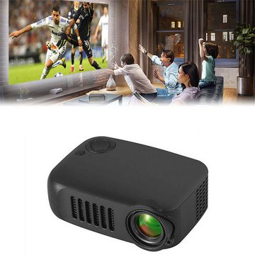 yozhiqu HD Tragbarer Mini-Projektor LED USB HDMI AV Heimkino Cinema Portabler Projektor (Kompakter und tragbarer,für ein beeindruckendes Heimkinoerlebnis)