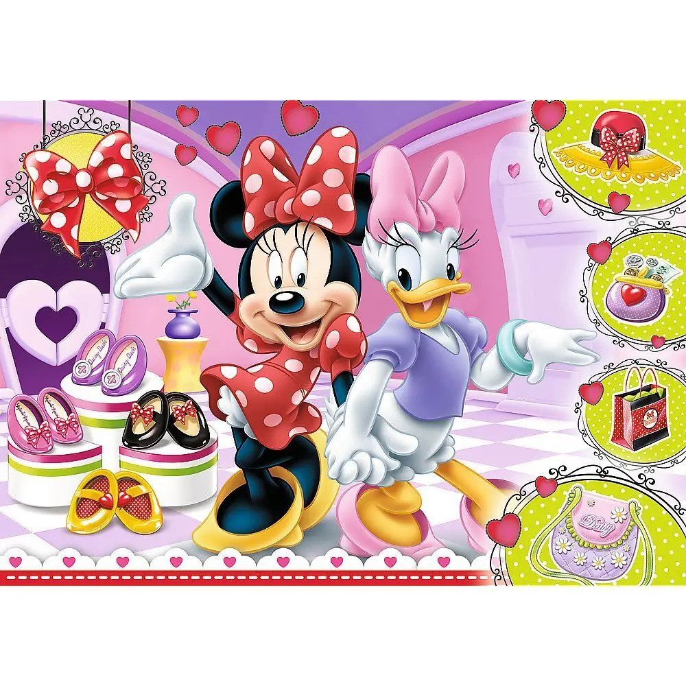 Trefl Puzzle Disney Minnie Mouse Glitterpuzzle, günstig online kaufen