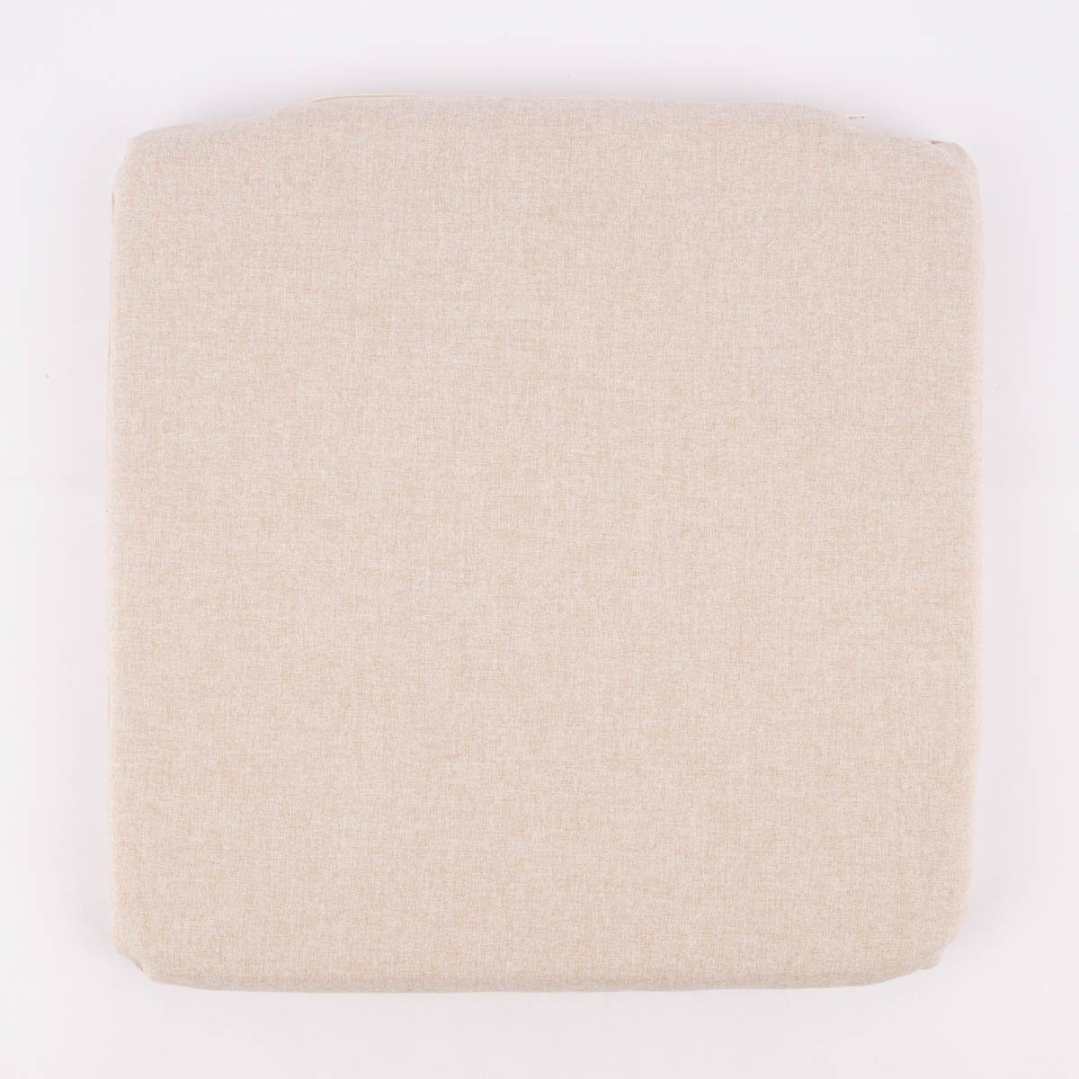 SCHÖNER LEBEN. Stuhlkissen Stuhlkissen Sitzkissen NORWEGEN natur meliert 40x40x3cm