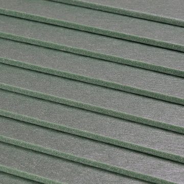 Roysson Home Trittschalldämmplatte Trittschalldämmung 3 mm XPS grün laminat parkett unterlage 5 m²