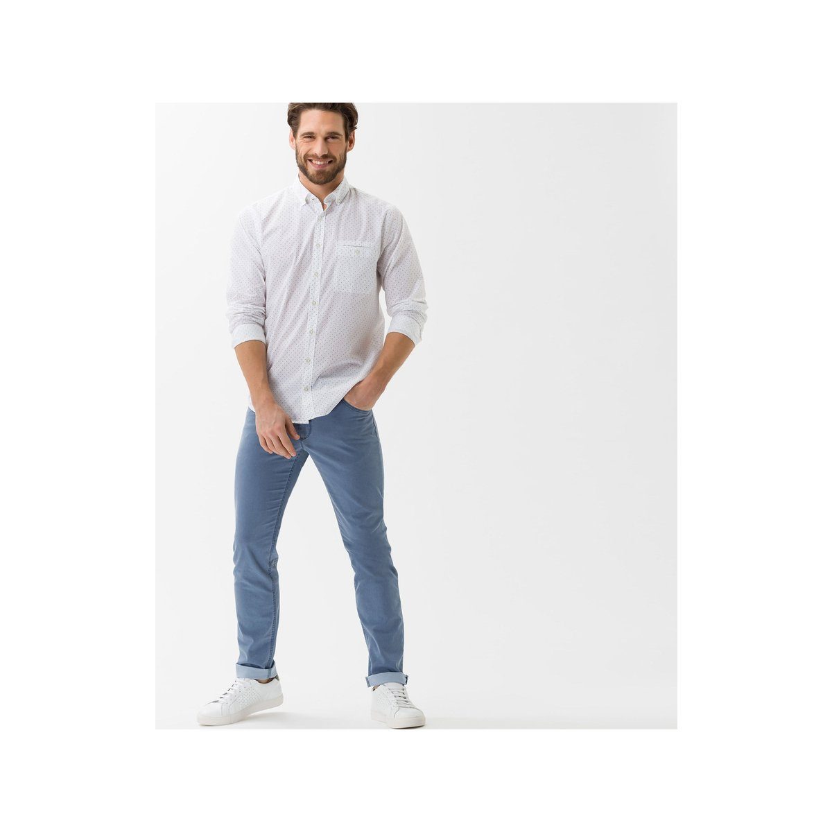 Brax blau (1-tlg) 5-Pocket-Jeans