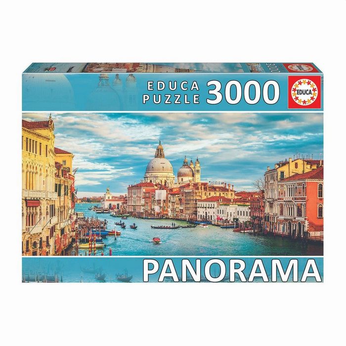 Carletto Puzzle Educa - Venedig Canale Grande 3000 Teile Panorama Puzzle Puzzleteile