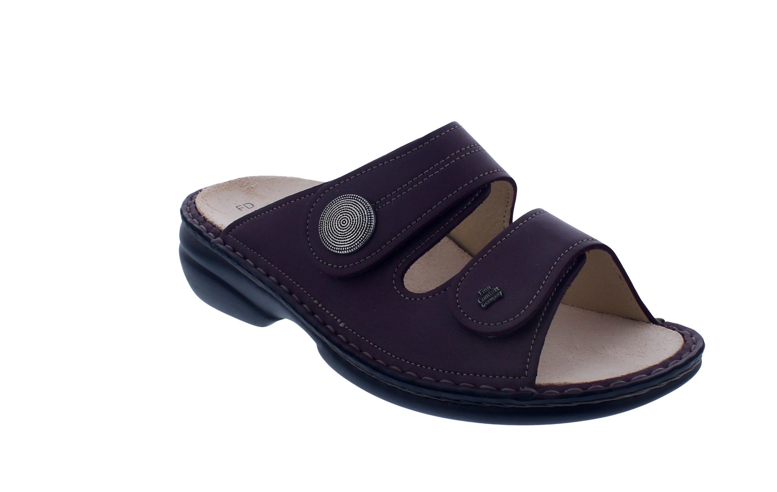 Finn Comfort Finn Comfort Sansibar Pantolette, Classic - Linie, Bordo (Rot) günstig online kaufen