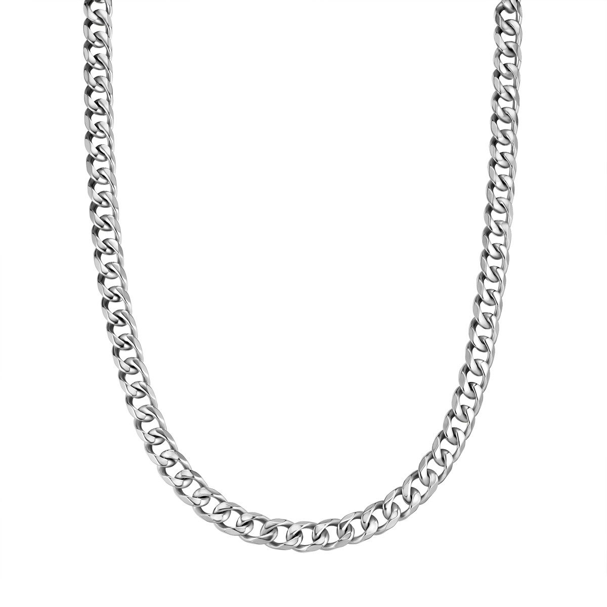 Edelstahlkette silber