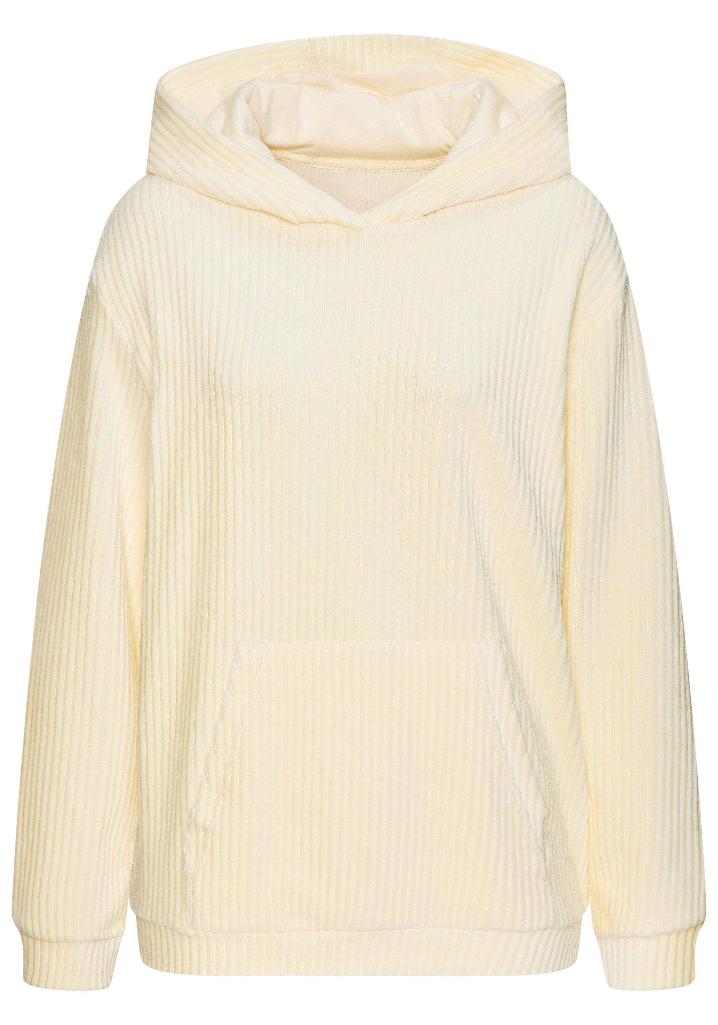 Buffalo Kapuzenpullover mit weicher Cord-Struktur