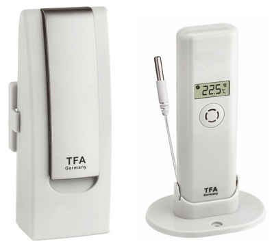 TFA Dostmann Raumthermometer Weatherhub TFA 31.4011.02 Gefrierschrank Temperaturkontrolle Lebensmittelüberwachung