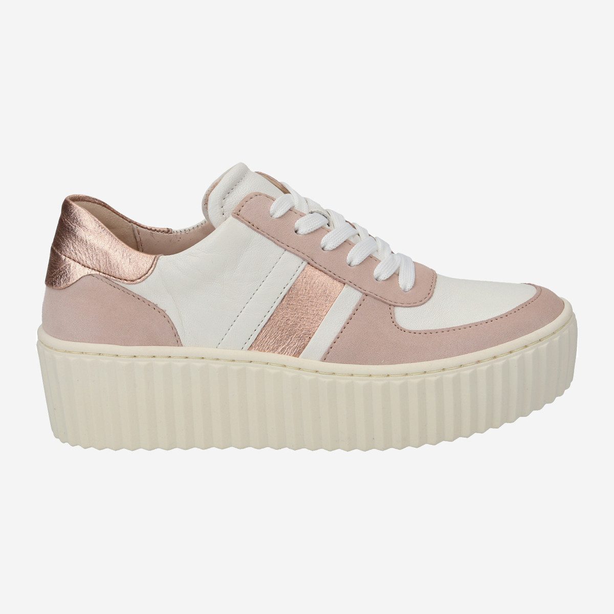 Gabor 23.203.20, Sneaker in Weiß,kombiniert für Damen Sneaker