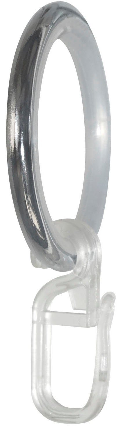 Gardinenring Ring mit Haken, GARESA, (20-St), für Durchmesser bis 20mm,  einfache Montage