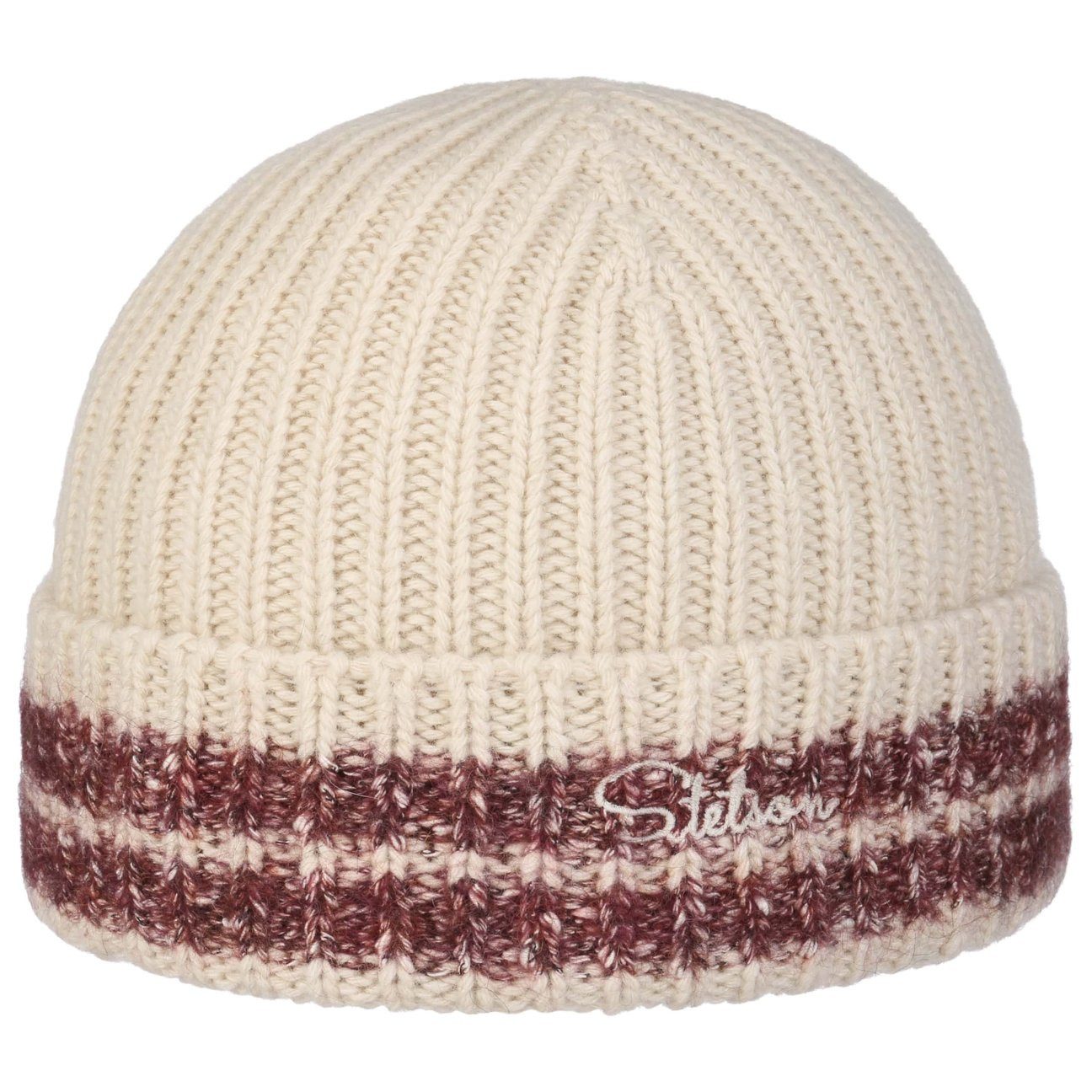 Stetson Beanie (1-St) Beanie mit Umschlag, Made in Italy