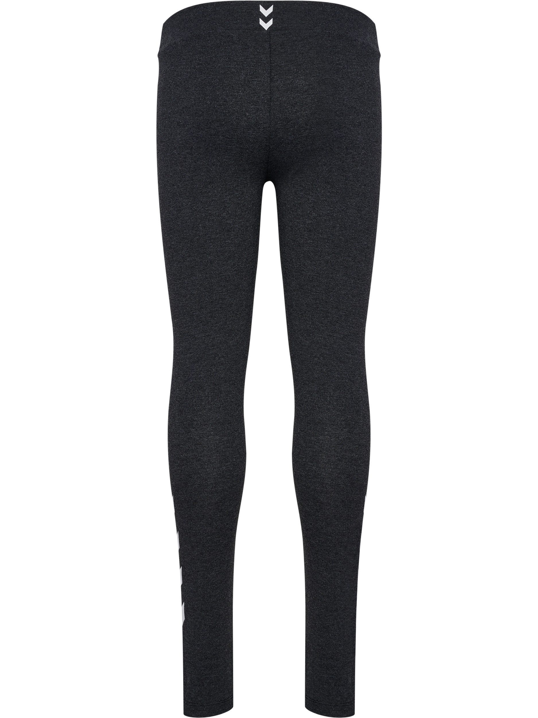 hummel Leggings hmlJR LOGO TIGHTS für Kinder, elastischer Materialmix, als Leggings geschnitten