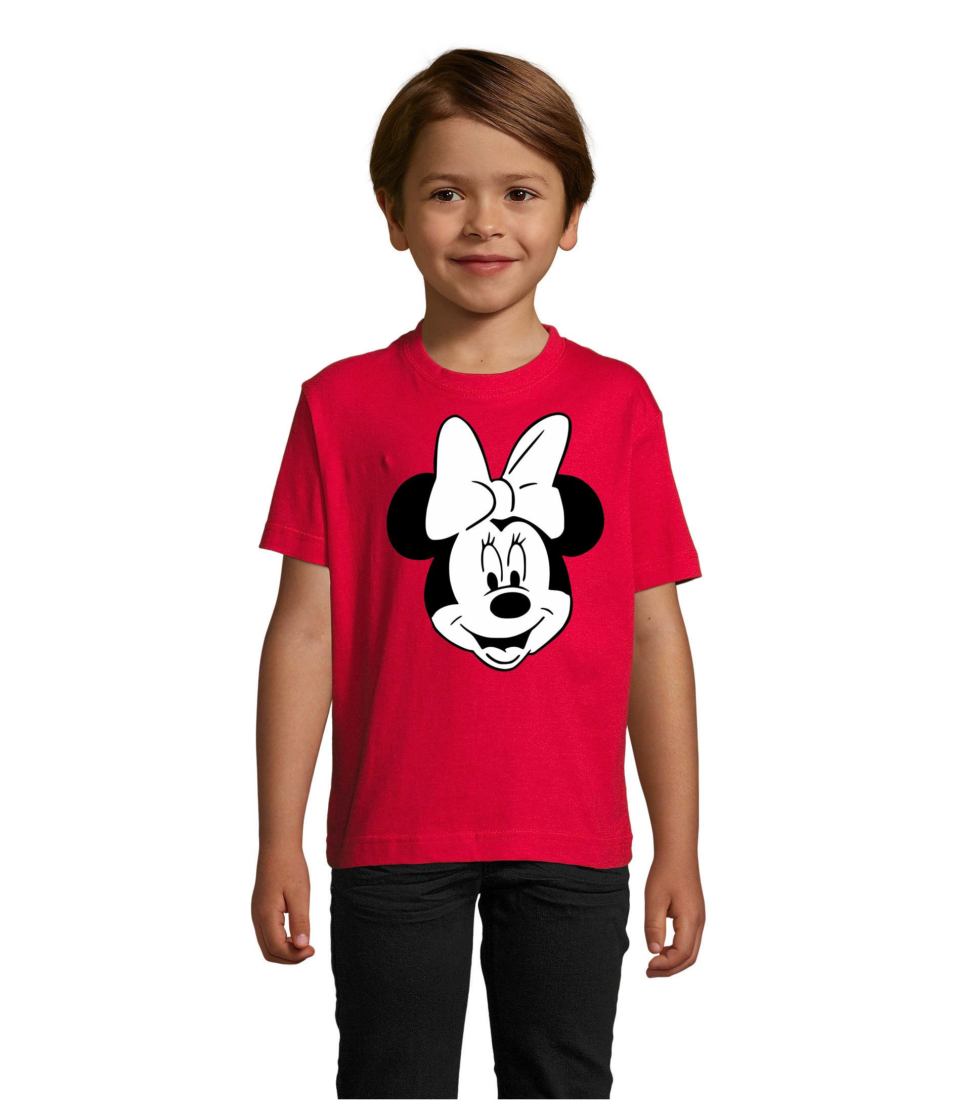 T-Shirt MinnieMouse K Tee Kinder T-Shirt Print Cartoon Motiv