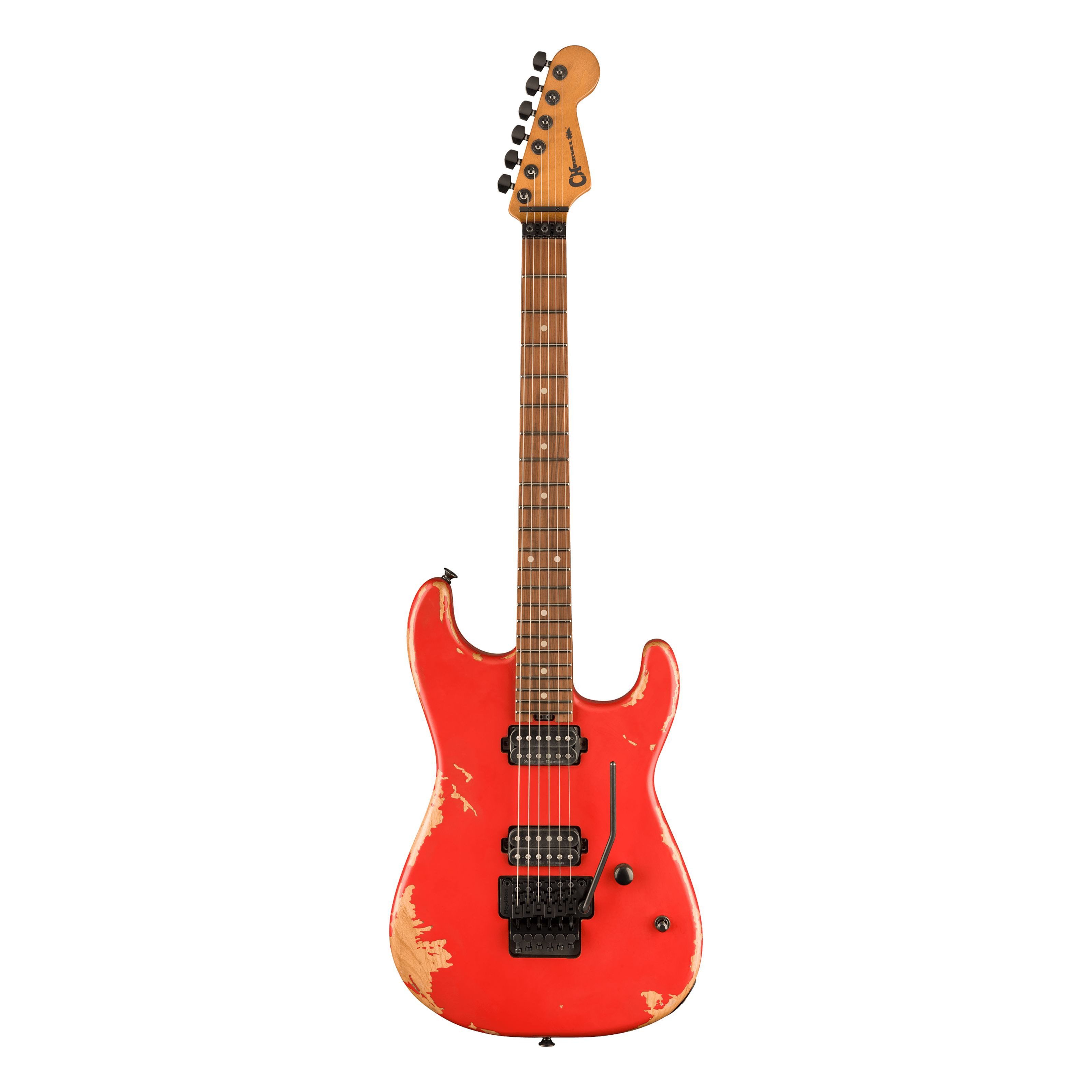 Charvel E-Gitarre, Pro-Mod San Dimas Style 1 HH FR PF Weathered Orange - Electric Guitar, E-Gitarren, ST-Modelle, Pro-Mod Relic San Dimas Style 1 HH FR PF Weathered Orange -