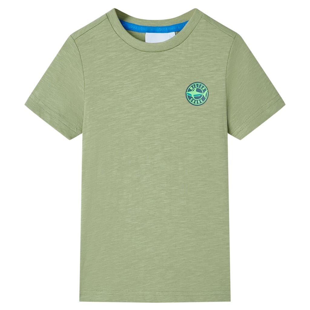 T-Shirt Kinder-T-Shirt Helles Khaki 116
