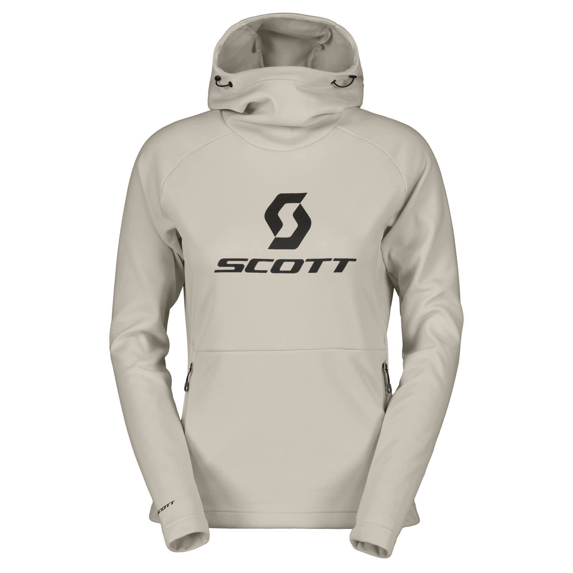 Damen Hoody White W Defined Scott Dust Mid Fleecepullover Scott Sweater Pullover