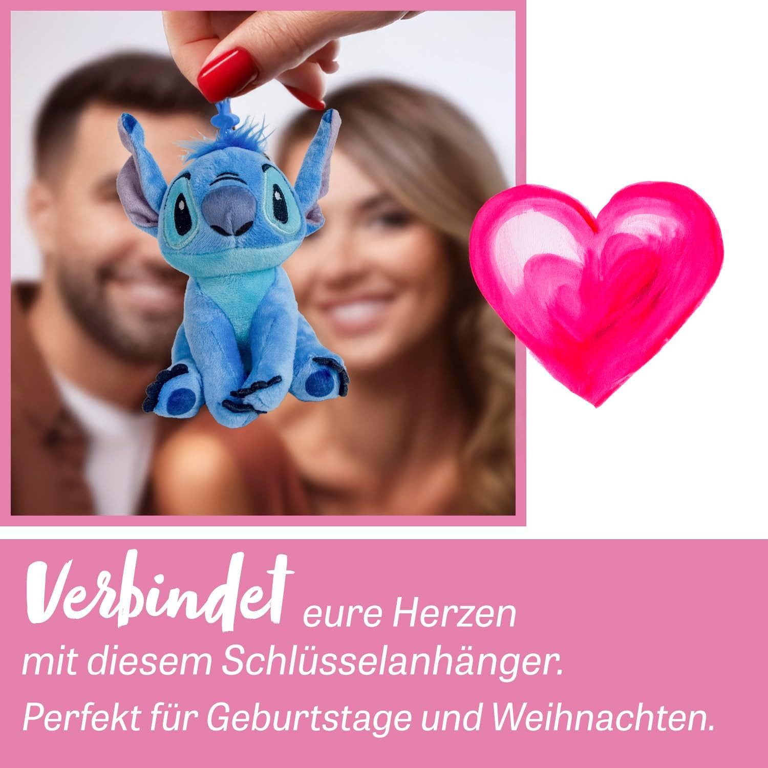 Stitch Plüschfigur Stitch mit 28cm W/SOUND Plüschfigur, Kuscheltier, Stofftier mit Sound