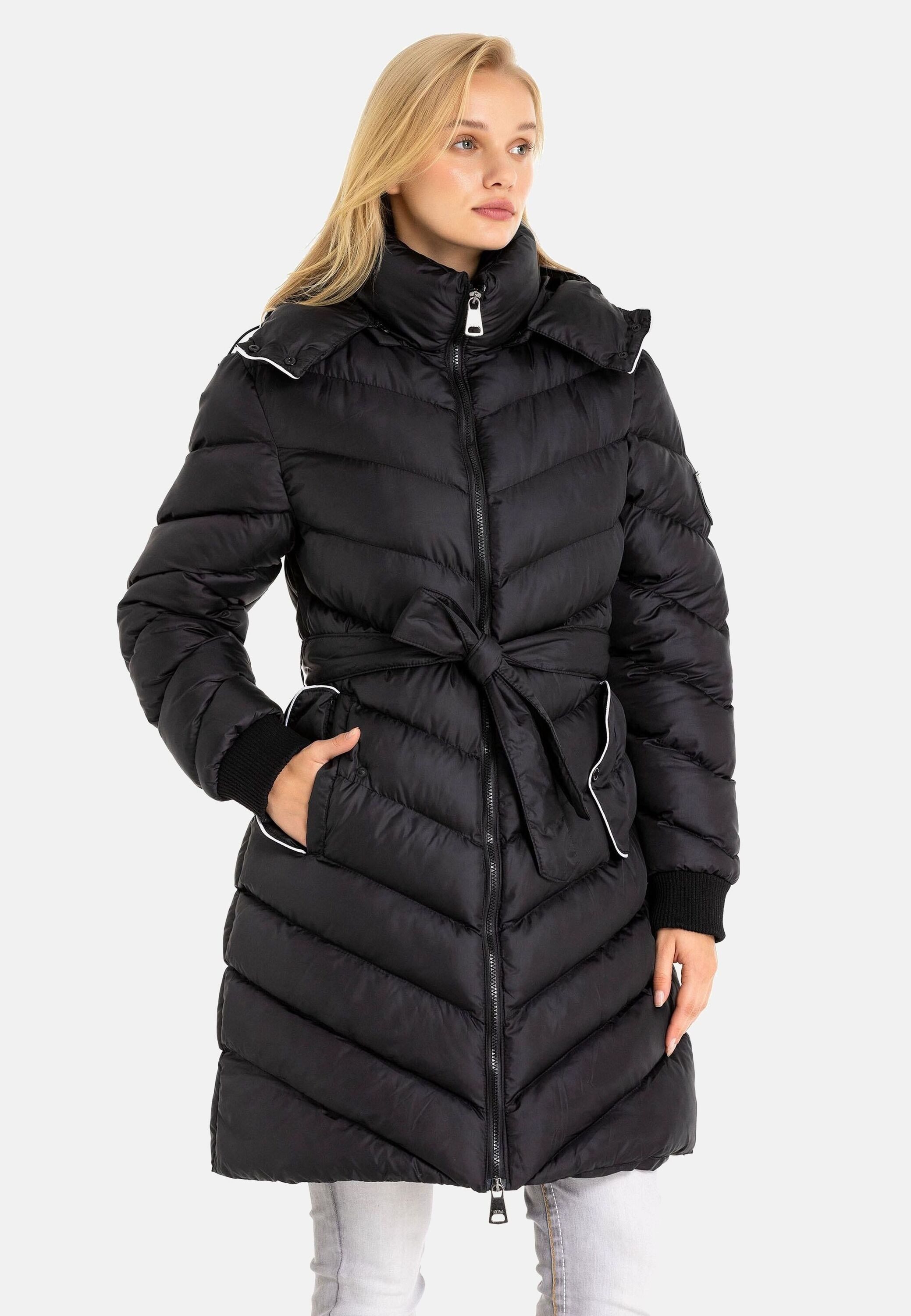Cipo & Baxx Winterjacke Jacken mit abnehmbarer Kapuze, WM135