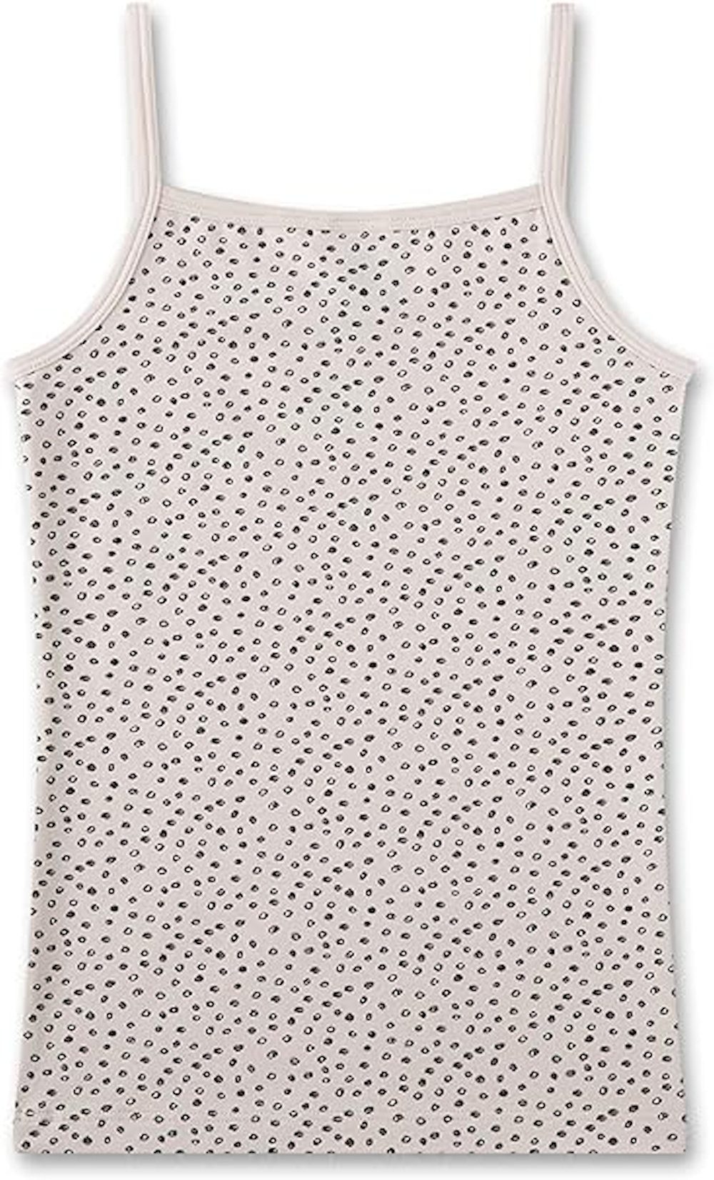 Sanetta Unterhemd Sanetta Mädchen Unterhemd Top Hemd gepunktet beige (kein Set, 1-St)