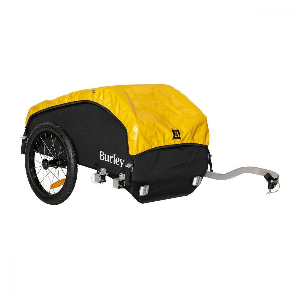 Burley Fahrradkinderanhänger Burley Fahrrad-Lasten-Anhänger Nomad schwarz/gelb