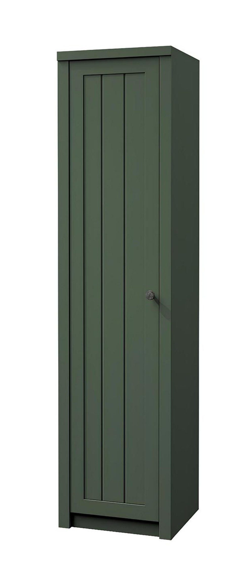 Xlmoebel Kleiderschrank Eintüriger Kleiderschrank von XLMOEBEL in elegantem Grün aus Holz (Kleiderschrank, 1-St., Kleiderschrank) Made in Europa