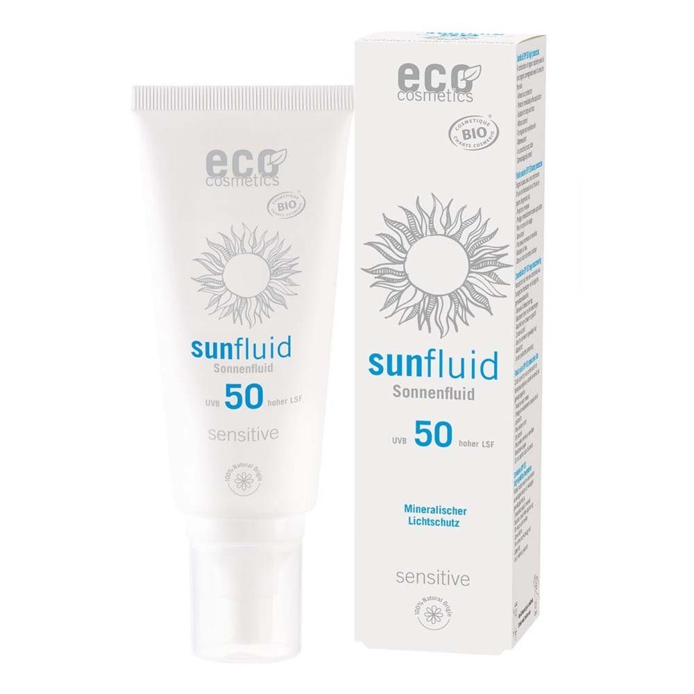 Eco Cosmetics Sonnenschutzfluid - LSF50 Sonnenfluid sensitive 100ml