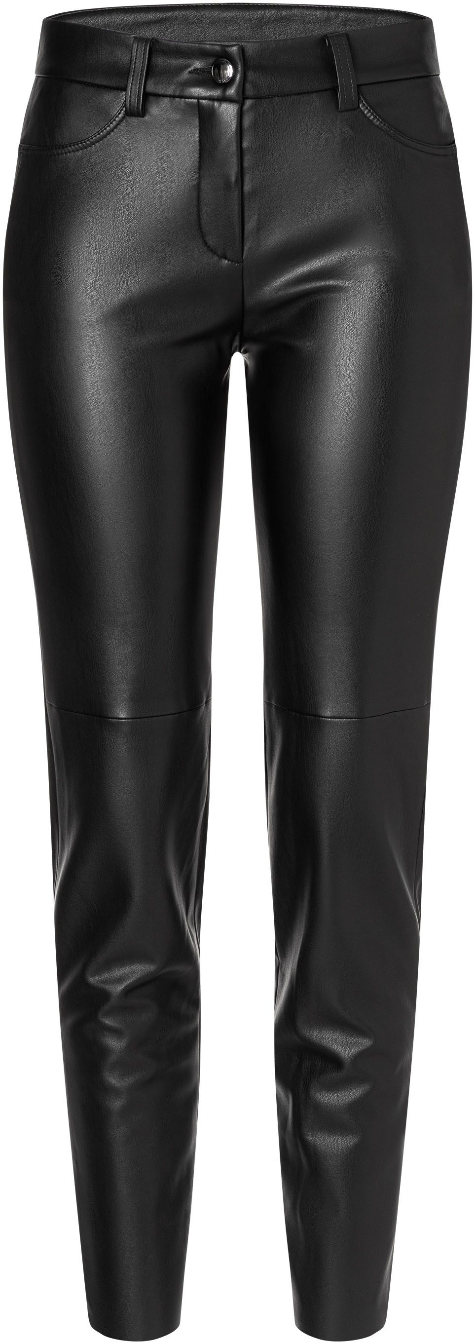 MAC Lederimitathose SKINNY mit Taschen günstig online kaufen