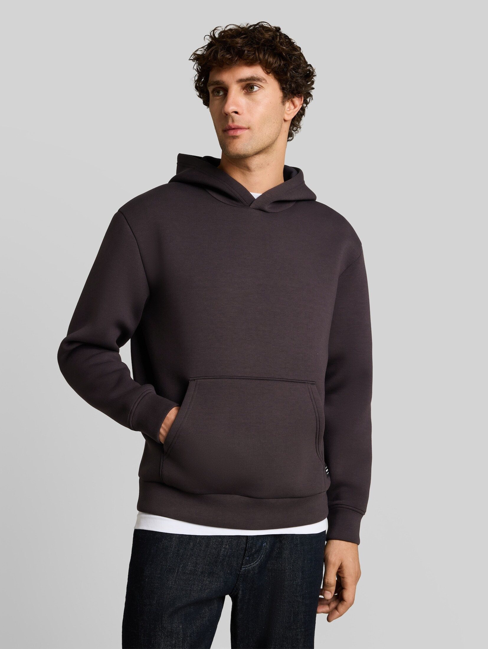 TOM TAILOR Denim Sweatshirt Strick & Sweatshirts Relaxed Fit Scuba Hoodie Sweatshirt