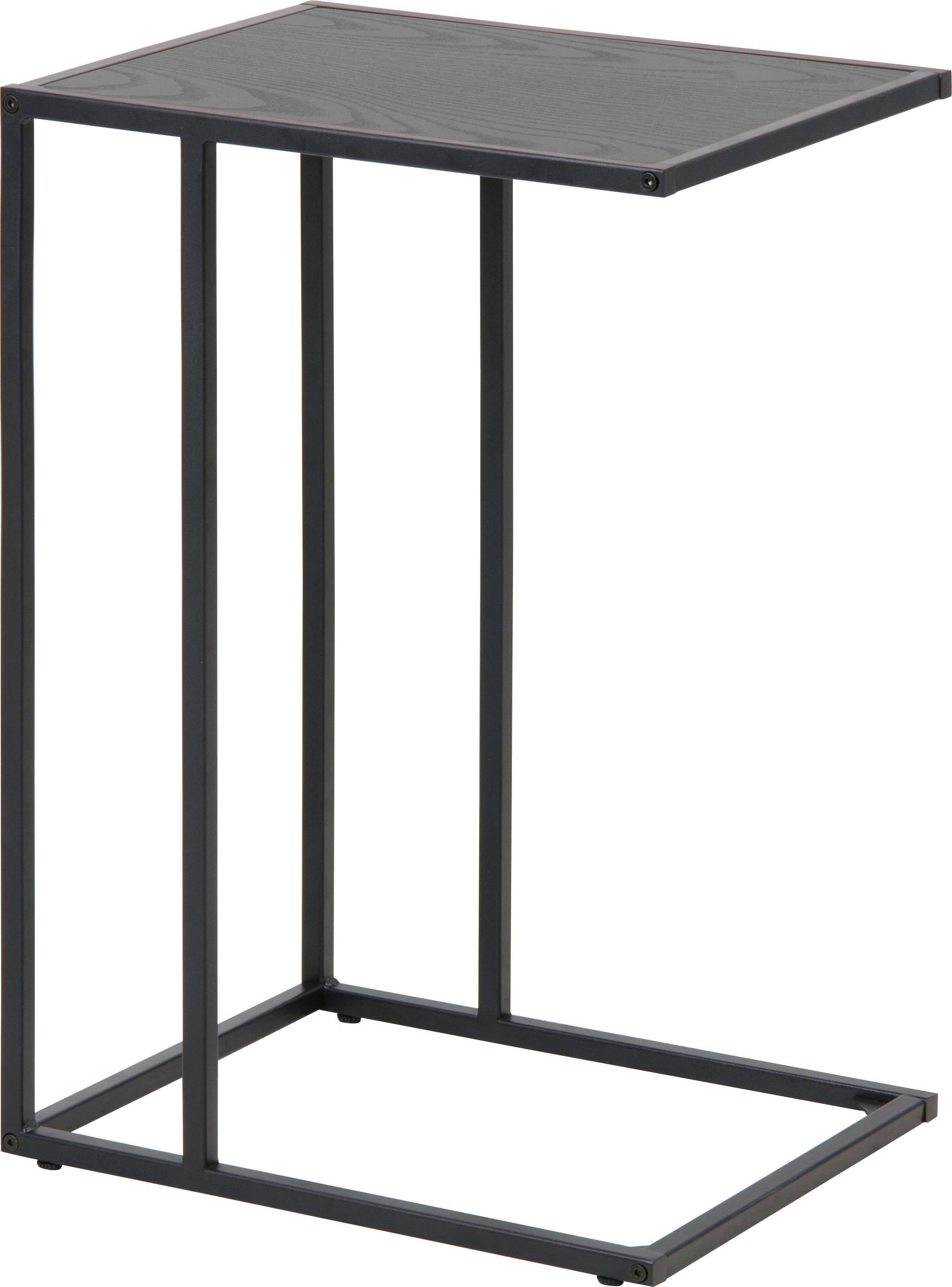 ACTONA GROUP Beistelltisch, mit schmalen Metallgestell im modernen Industrie-Look, Höhe 63 cm