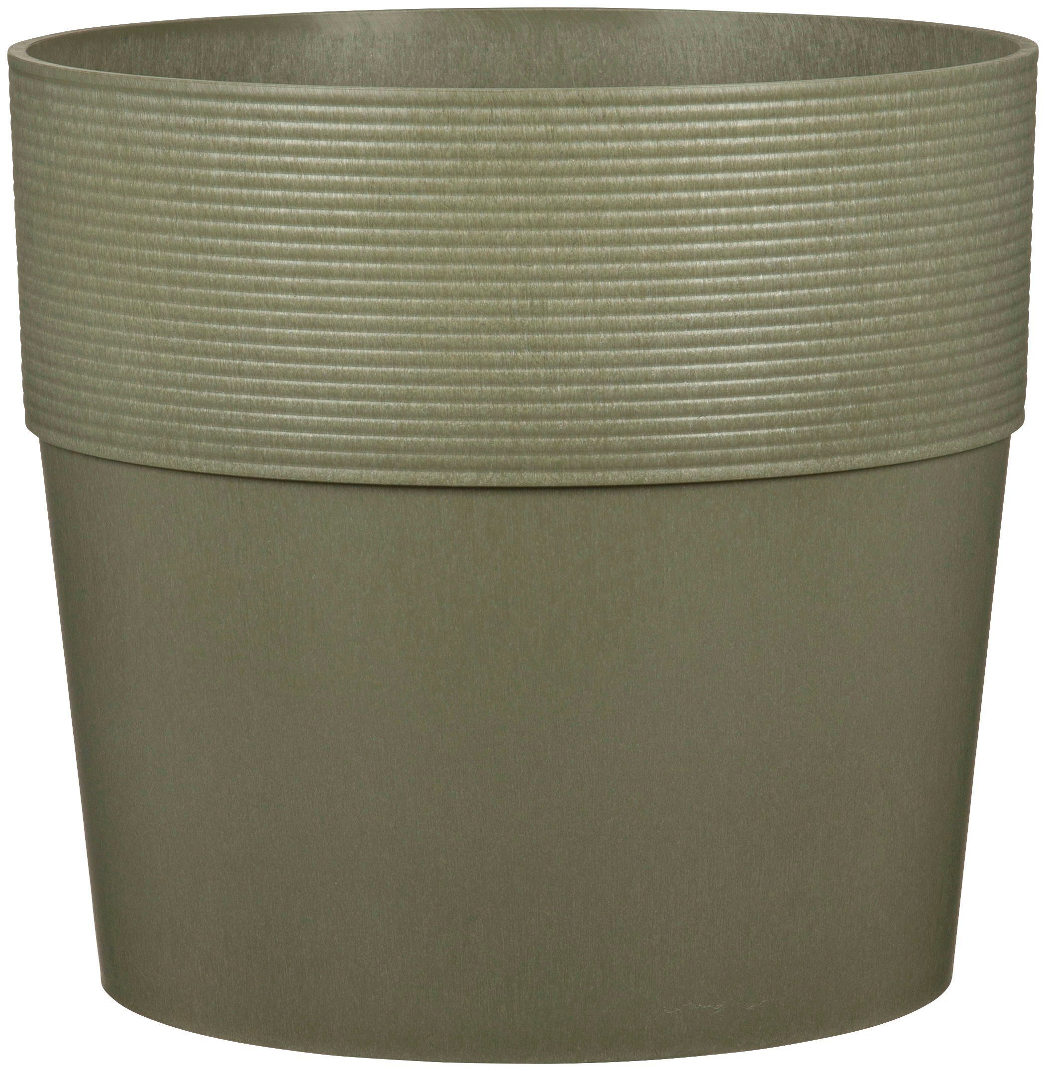 Scheurich Blumentopf 224/40 groove khaki günstig online kaufen