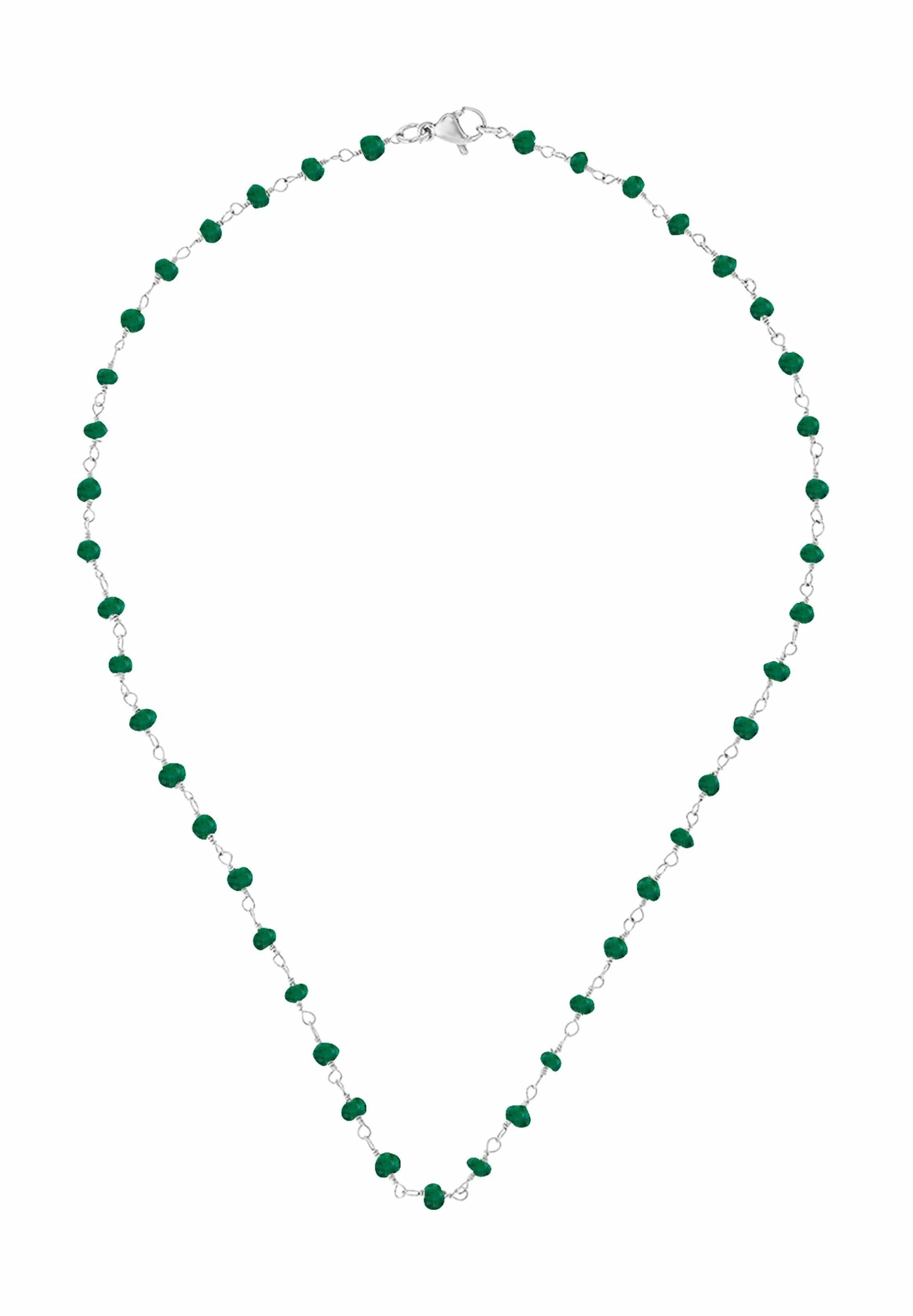 Gemshine Kette ohne Anhänger SMARAGD, Europäischer günstig online kaufen
