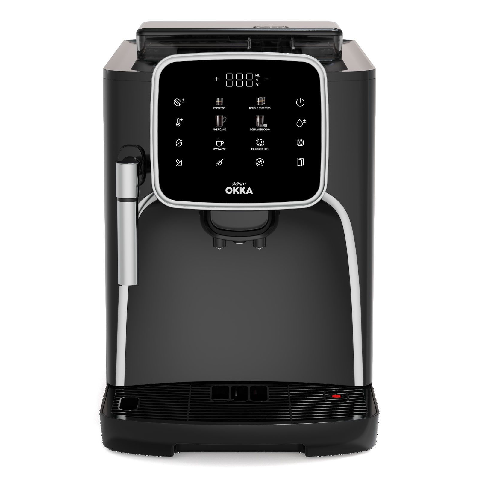Arzum Kaffeevollautomat OK0030-0500, Tassenheizfläche