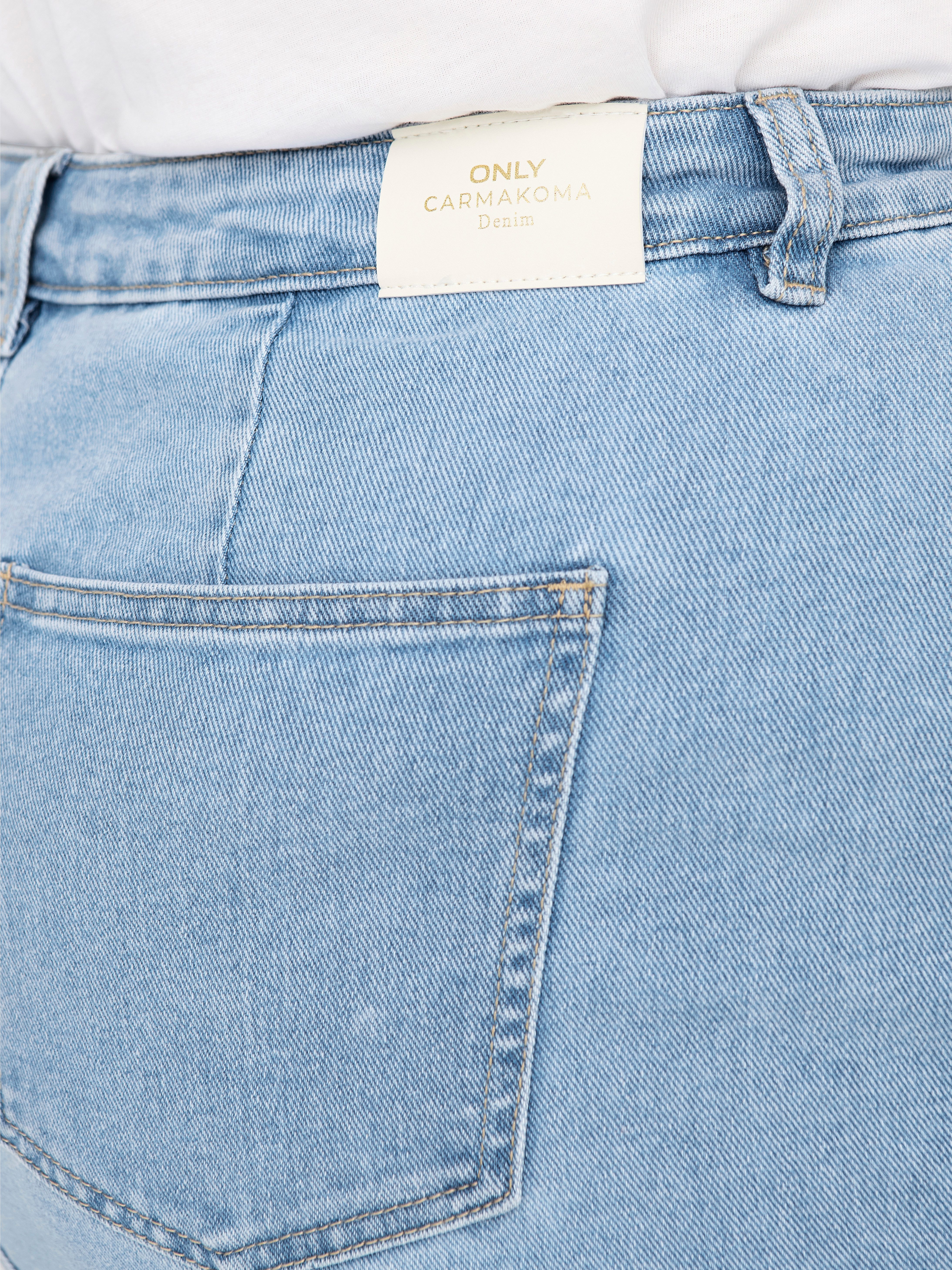 ONLY CARMAKOMA Jeansrock CARSIRI FRONT SLIT günstig online kaufen