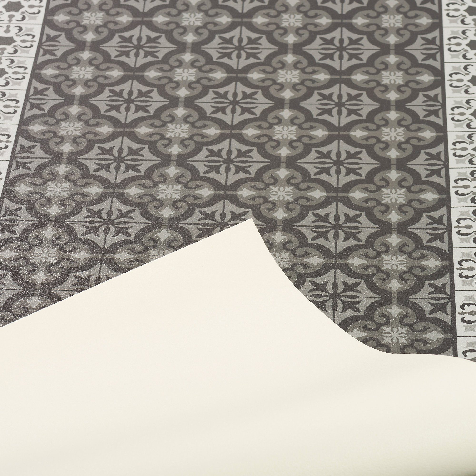Pergamon Küchenläufer Vinyl Teppich Küchenläufer Evora Fliesenoptik, Rechteckig, Höhe: 5 mm
