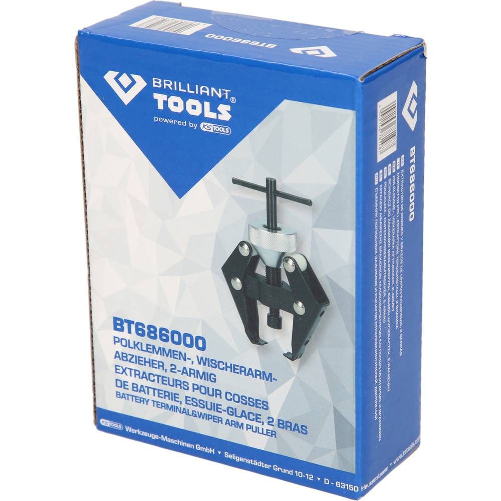 Brilliant Tools Kugelgelenkabzieher Polklemmen-, Wischerarm-Abzieher, 2-armig BT686000