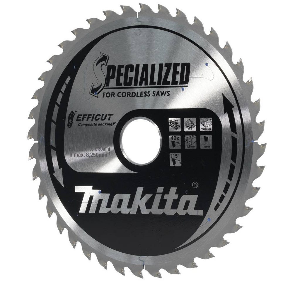 Thumbnail - Makita Kreissägeblatt EFFICUT Sägeb.185x30x40Z