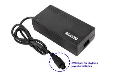 PowerSmart CAA111320E.502 Batterie-Ladegerät (für FISCHER E-Bike 48 V ECU 1505, ECU 1604, ECU 1605, ECU 1613)