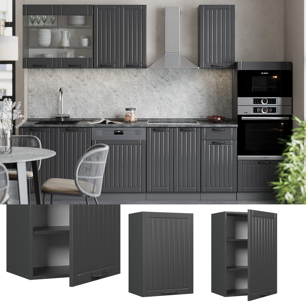 Vicco Hängeschrank Fame-Line, Dunkelgrau/Anthrazit, 50 cm günstig online kaufen