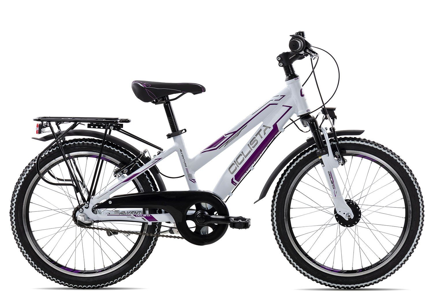 3 Mädchen 3 Schaltwerk, weiß Ciclista Junge Trapez, 20 Kinderfahrrad Nexus Zoll Shimano Rücktritt Adventure Kinderrad 20 Gang 3