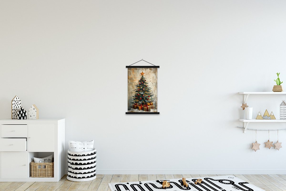 MuchoWow Poster Weihnachtsbaum - Vintage - günstig online kaufen