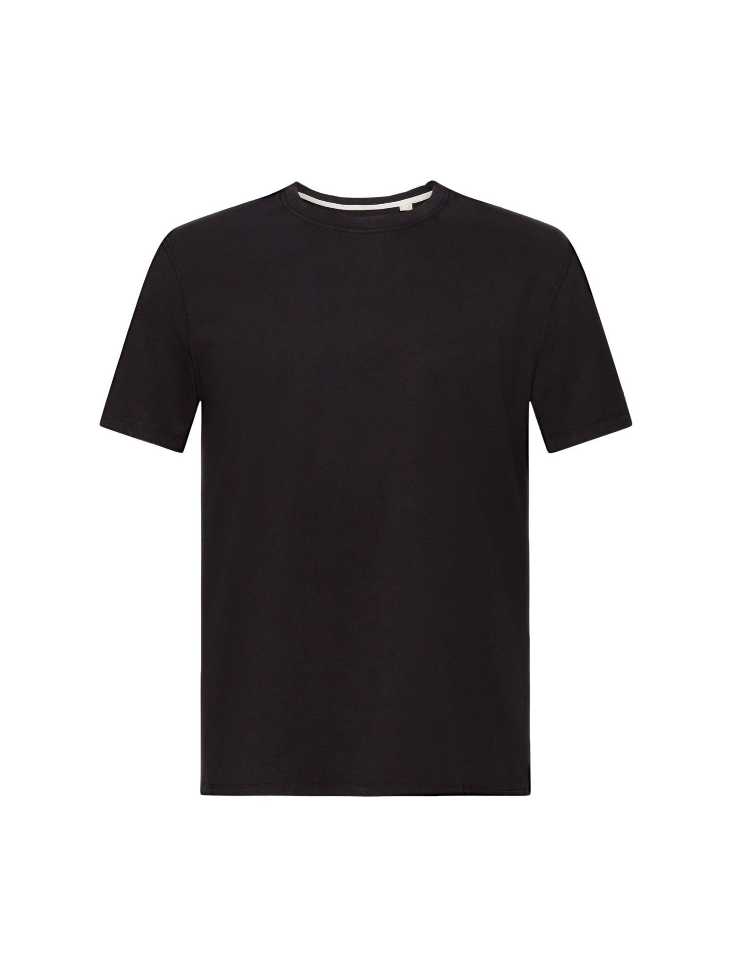 Esprit T-Shirt Jersey-T-Shirt, 100% Baumwolle (1-tlg) BLACK