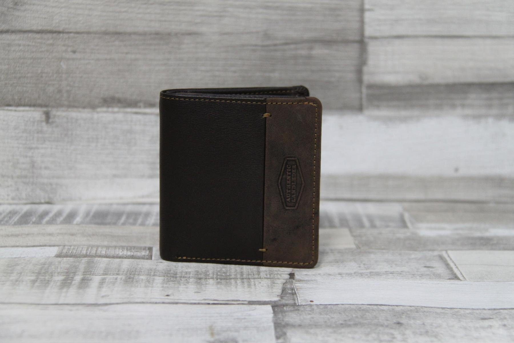 Landleder Geldbörse SN Landleder LA BORSA / Kombi,-Minibörse (20)-schwarz/(25) braun